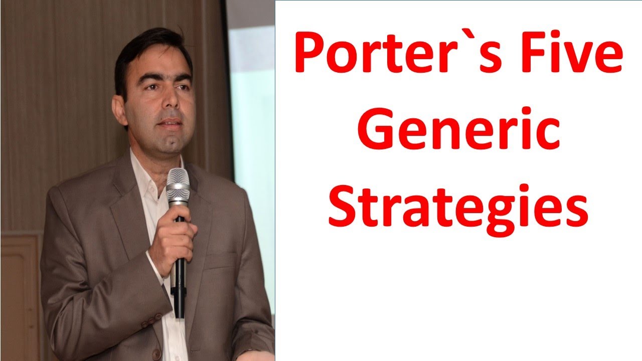 Porters Five Generic Strategies | Cost Leadership | Differentiation | Focus | Kokab Manzoor