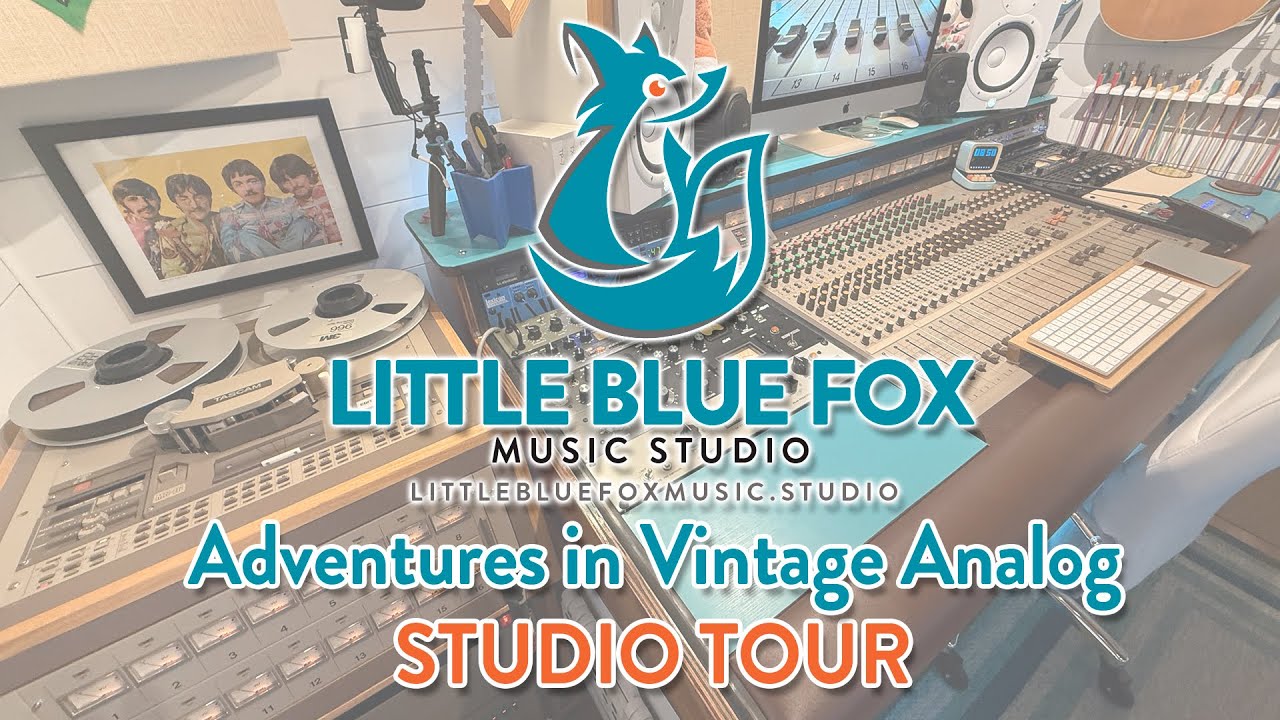 Adventures in Vintage Analog Recording – Studio Tour of Little Blue Fox Music Studio - Ep. 2