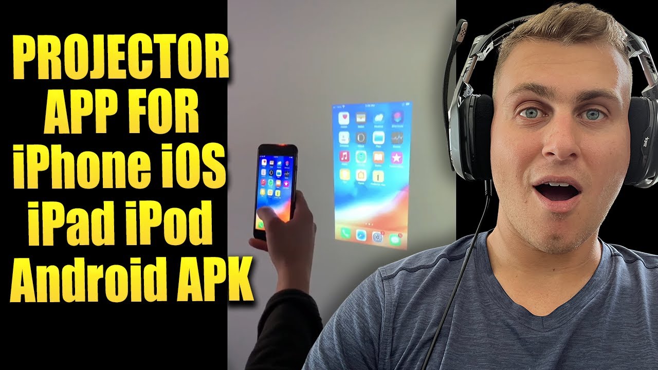 APP Proiettore - Proietta lo schermo del telefono sul muro (compatibile con iOS e Android) App Pr...