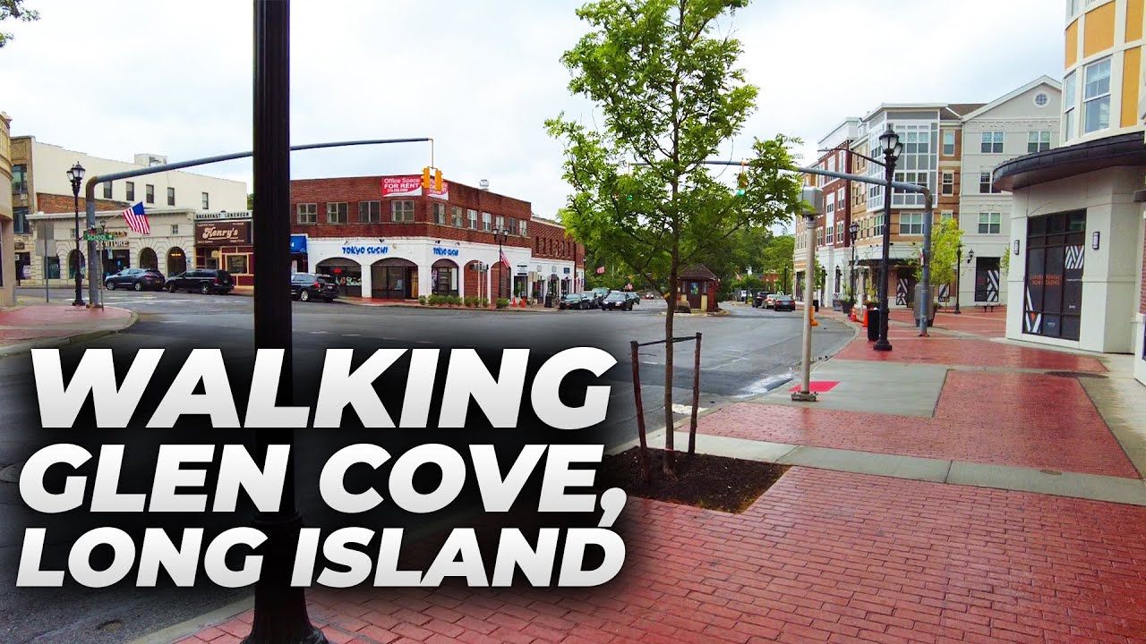 Walking Glen Cove, Nassau County, Long Island, New York
