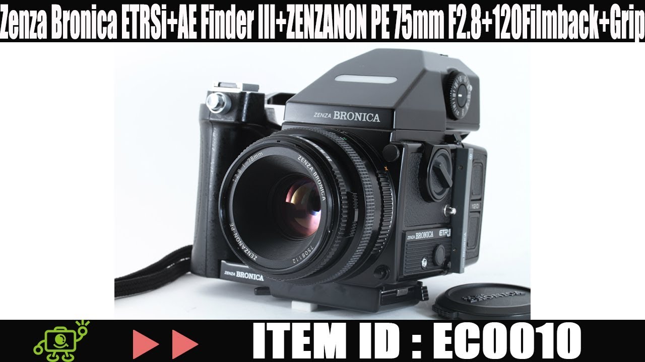 Zenza Bronica ETRSi + AE Finder III + ZENZANON PE 75mm F2.8 + 120Filmback + Grip