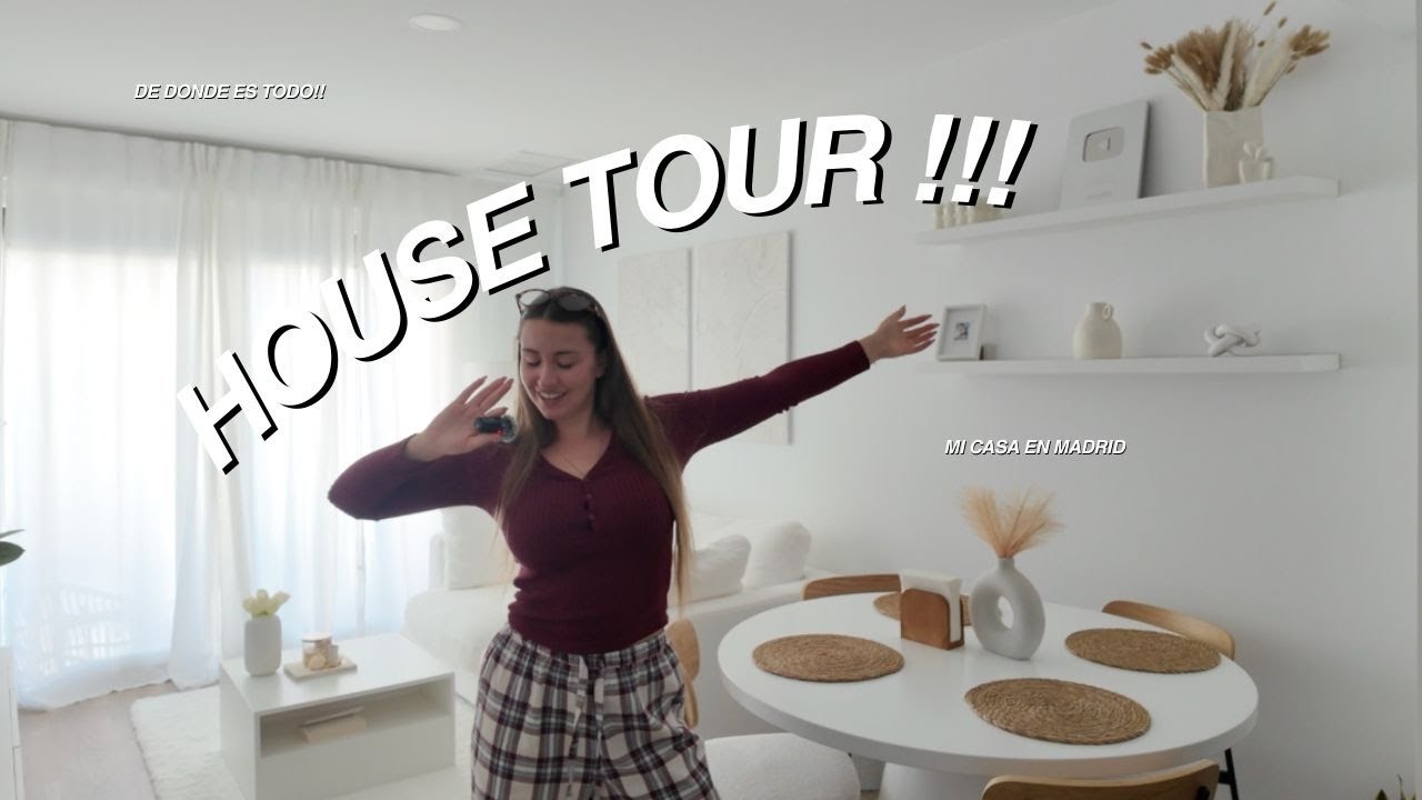 HOUSE TOUR *MI PISITO EN MADRID* | de donde es todo, decoración, aesthetic, pinterest...