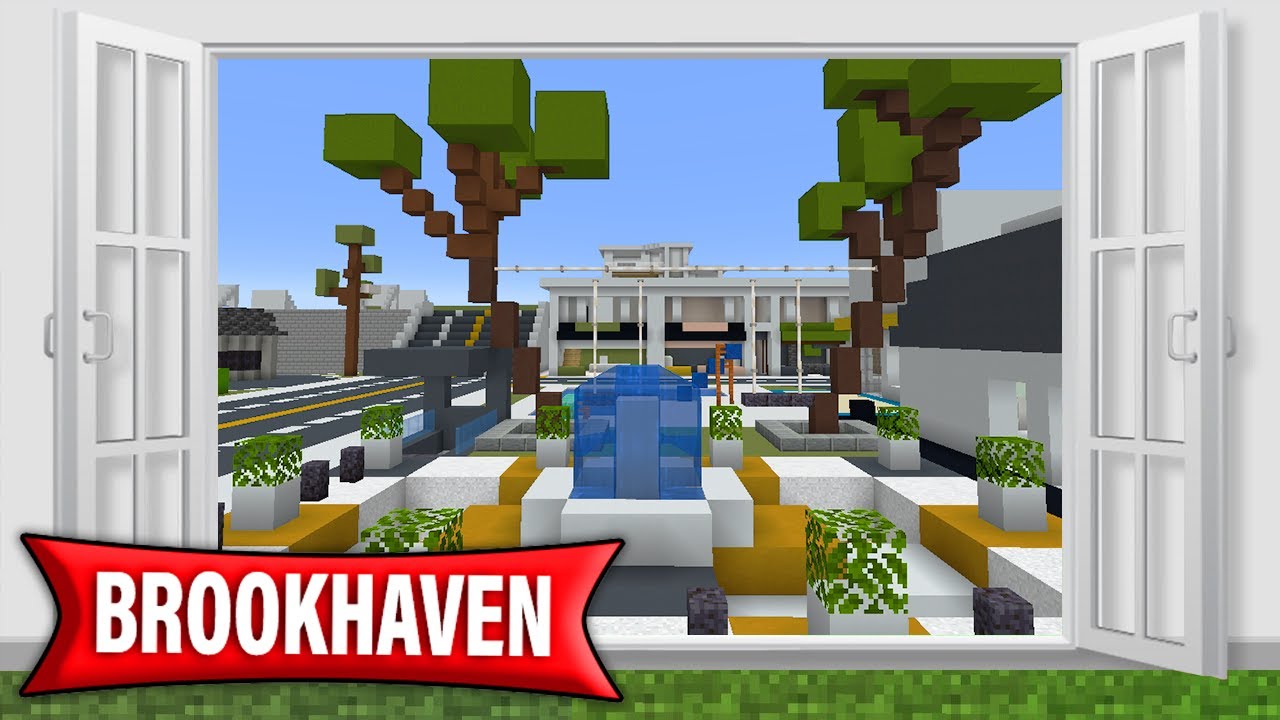 J'AI TEST&Eacute; BROOKHAVEN SUR MINECRAFT