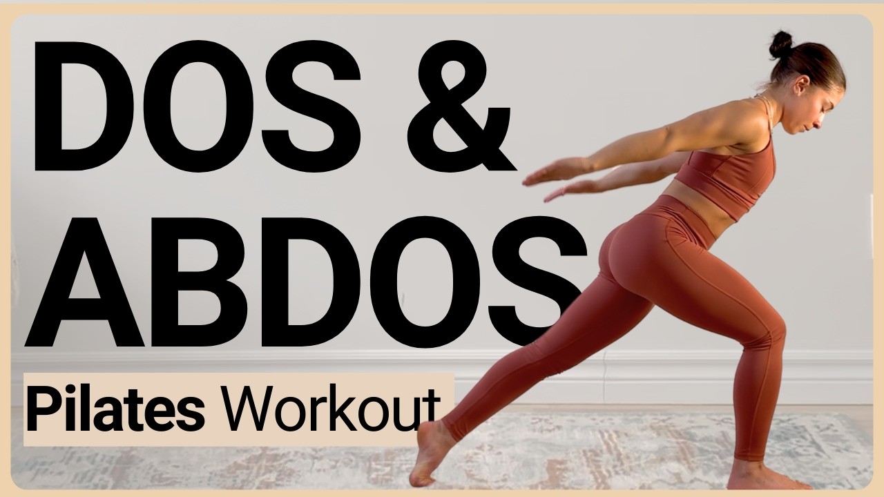 15 MIN PILATES | DOS et ABDOS | Renforcement de la Posture