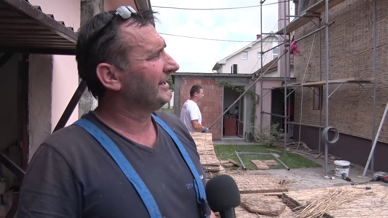 Izolacija kuće sa trskom