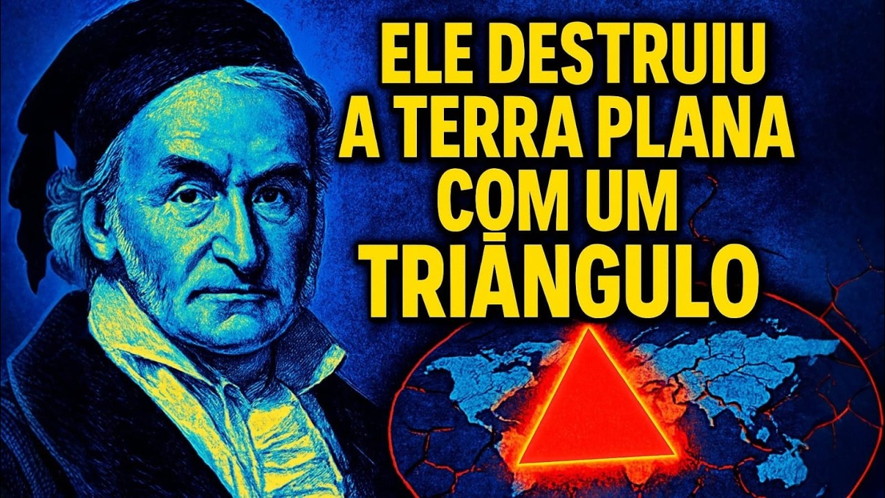Gauss e Como Ele Refutou a Terra plana #matematica #historia #terraplana #gauss #educação #ciencia