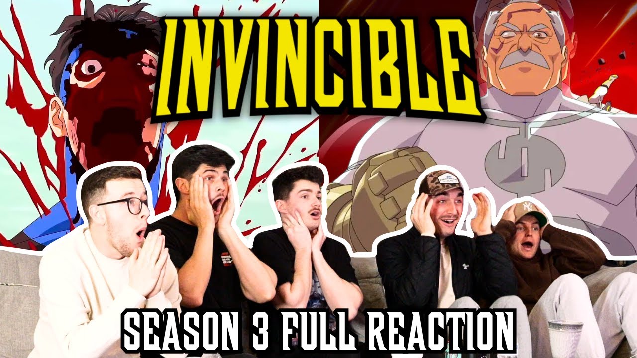 INVINCIBLE Season 3 Was ABSOLUTELY INSANE | Full Season 3 Reaction