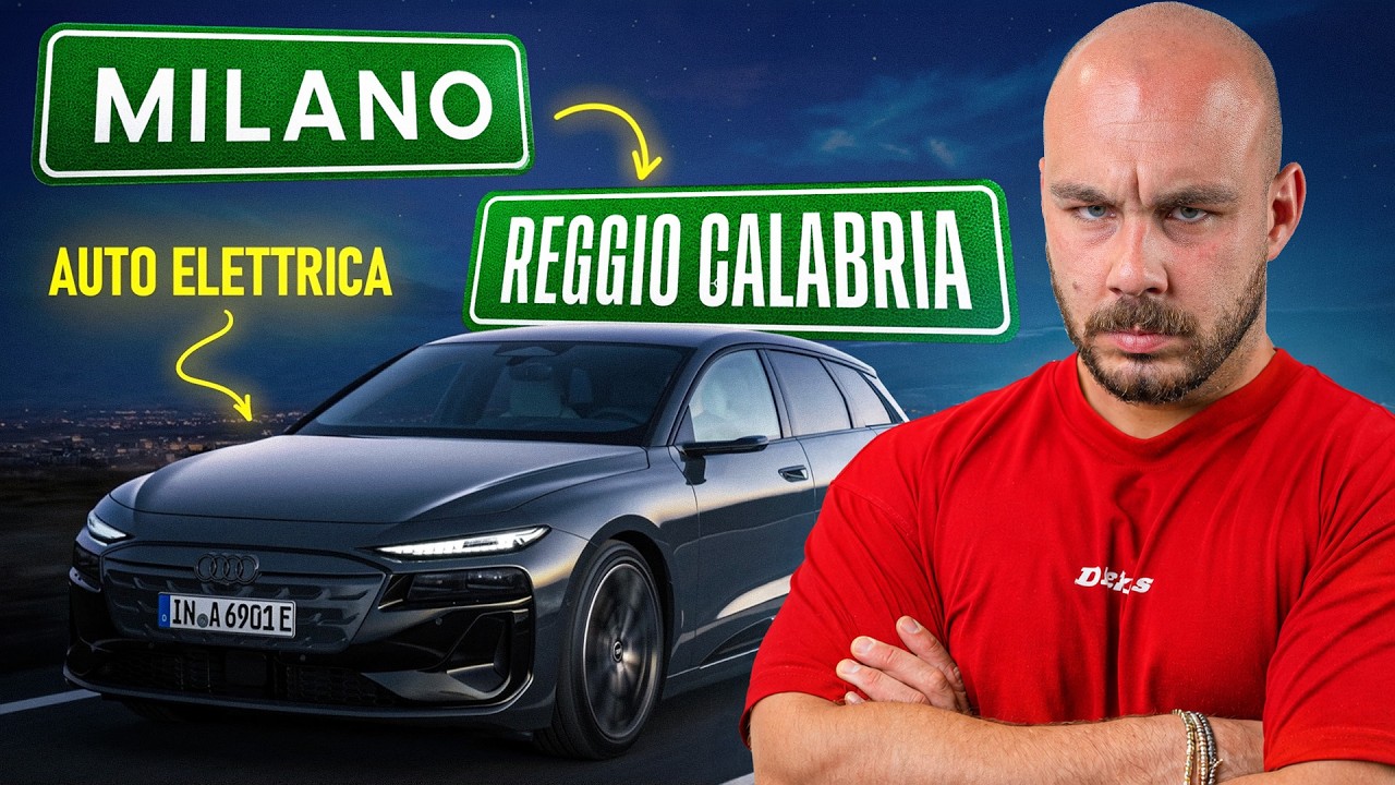 Da MILANO a REGGIO CALABRIA | Senza AUTOSTRADA e con un'auto ELETTRICA