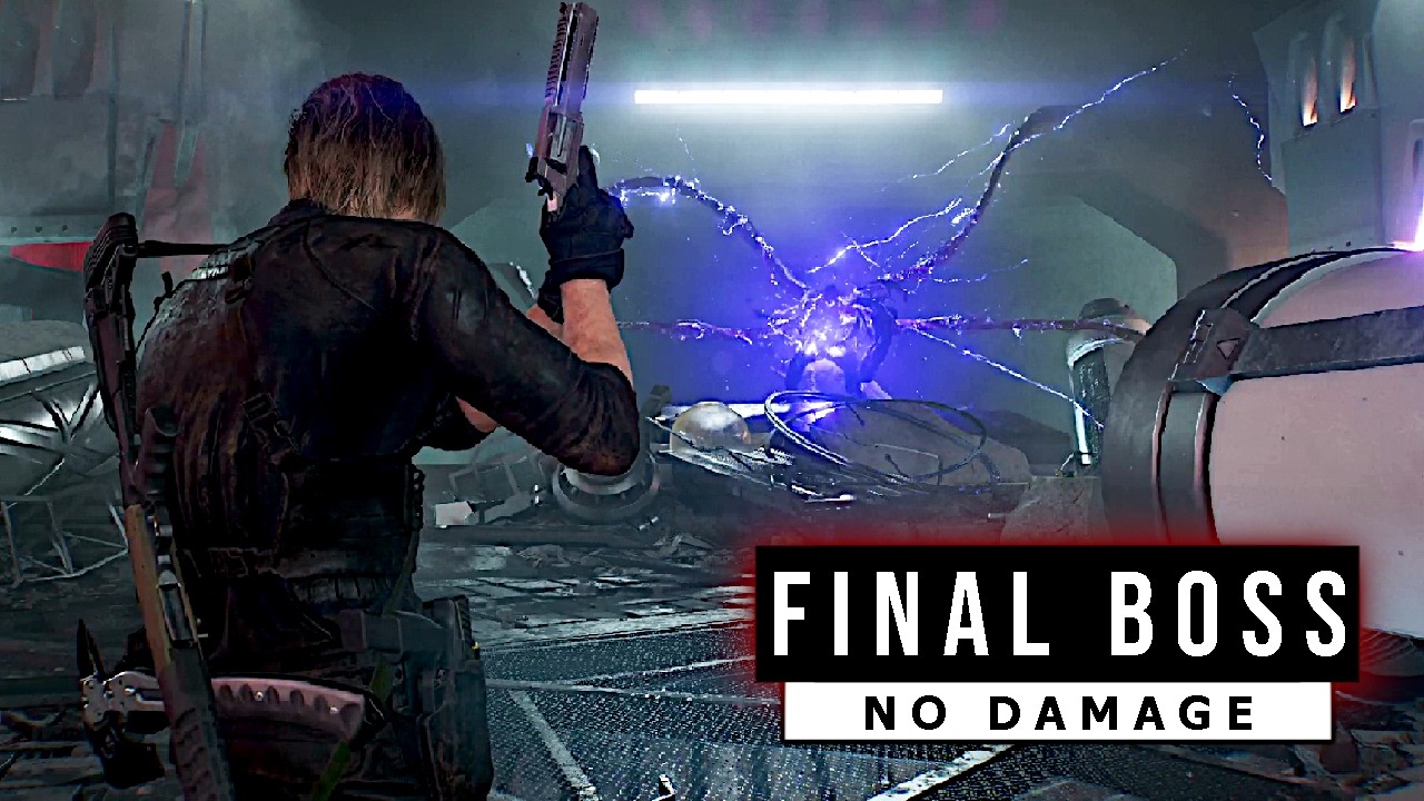 Resident Evil Requiem - Final Boss Fight (No Damage) | Leon Vs Victor