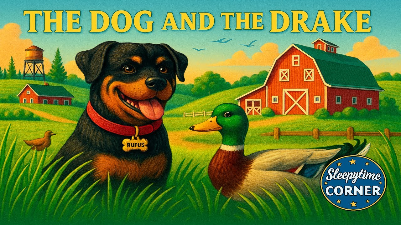 🐶 The Dog and the Drake | Brave Animal Friendship Bedtime Story for Kids | Sleepytime Corner