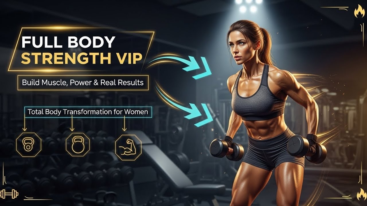 Силовая тренировка на всё тело для женщин | Наращивание мышечной массы, силы и реальные результаты