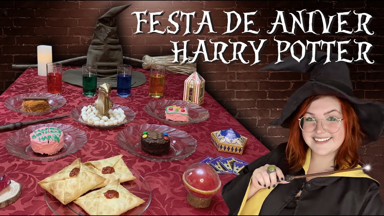 DIY FESTA DE ANIVERSÁRIO DE HARRY POTTER