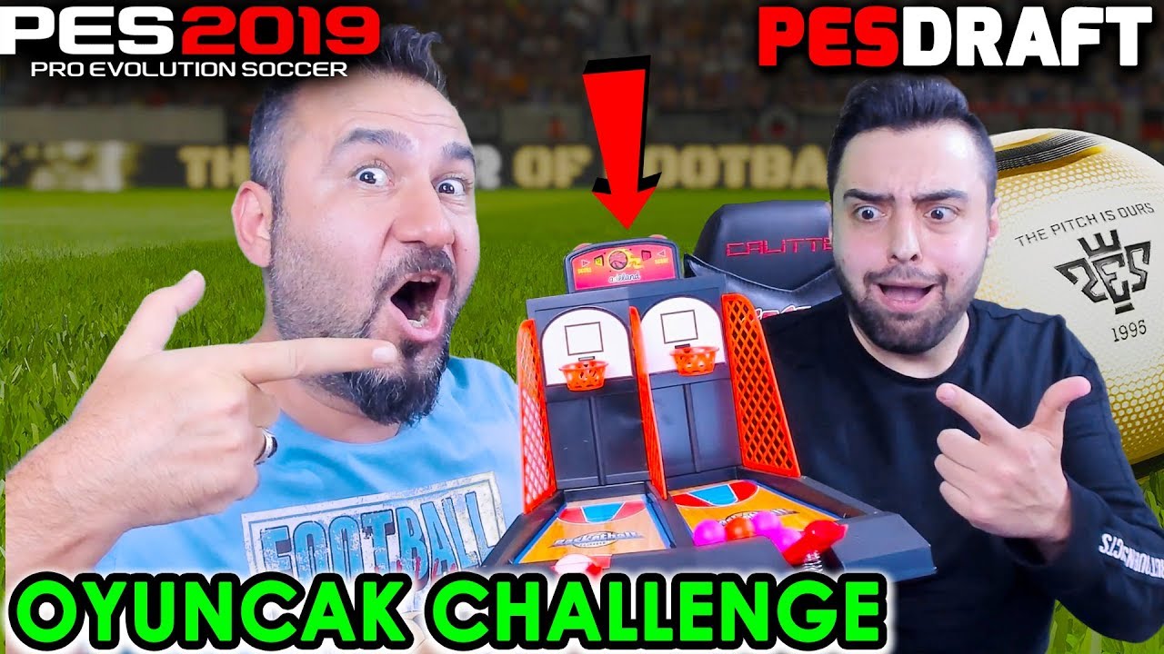 BASKET ATAN EN İYİ TAKIMI ALIR! OYUNCAK İLE ÖDÜL-CEZA CHALLENGE! | PES 2019 PESDRAFT