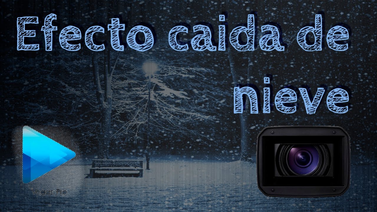 Tutorial Sony Vegas Pro 12: Como crear EFECTO caida de NIEVE