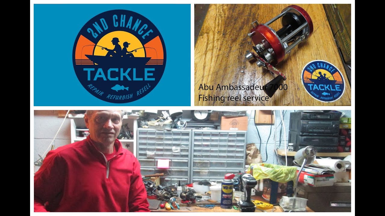 Abu Ambassadeur 7000 fishing reel how to service and repair