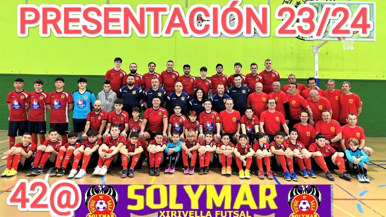 42@ PRESENTACIÓN 2023/2024- @SOLYMARXIRIVELLAFUTSAL