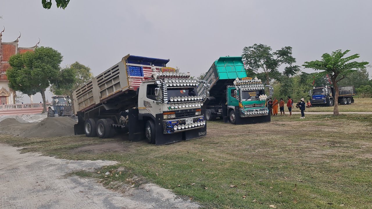 ผับไม่เข้า เหล้าไม่กิน เช็คอินแต่วัดเท่านั้น งานบุญวัดม่วง Dump Truck