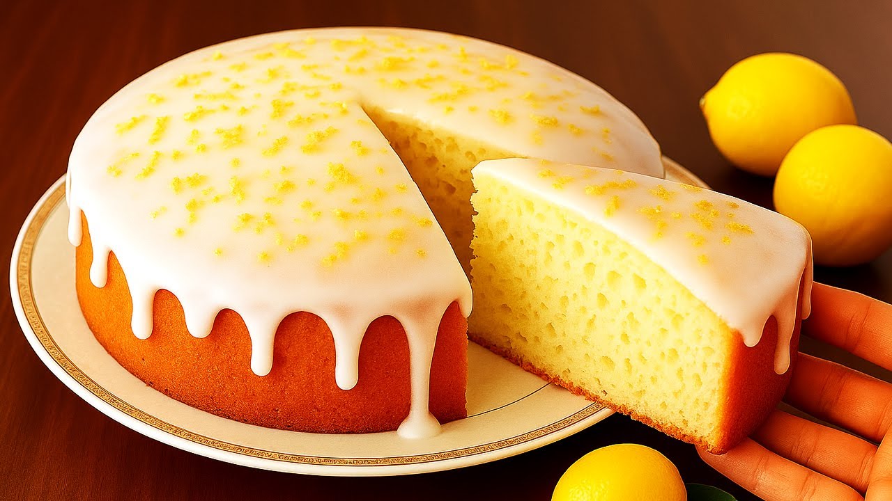 12-L&ouml;ffel-Kuchen in 5 Minuten! 🍋 Italienischer Zitronenkuchen, intensives Aroma schmilzt im Mund