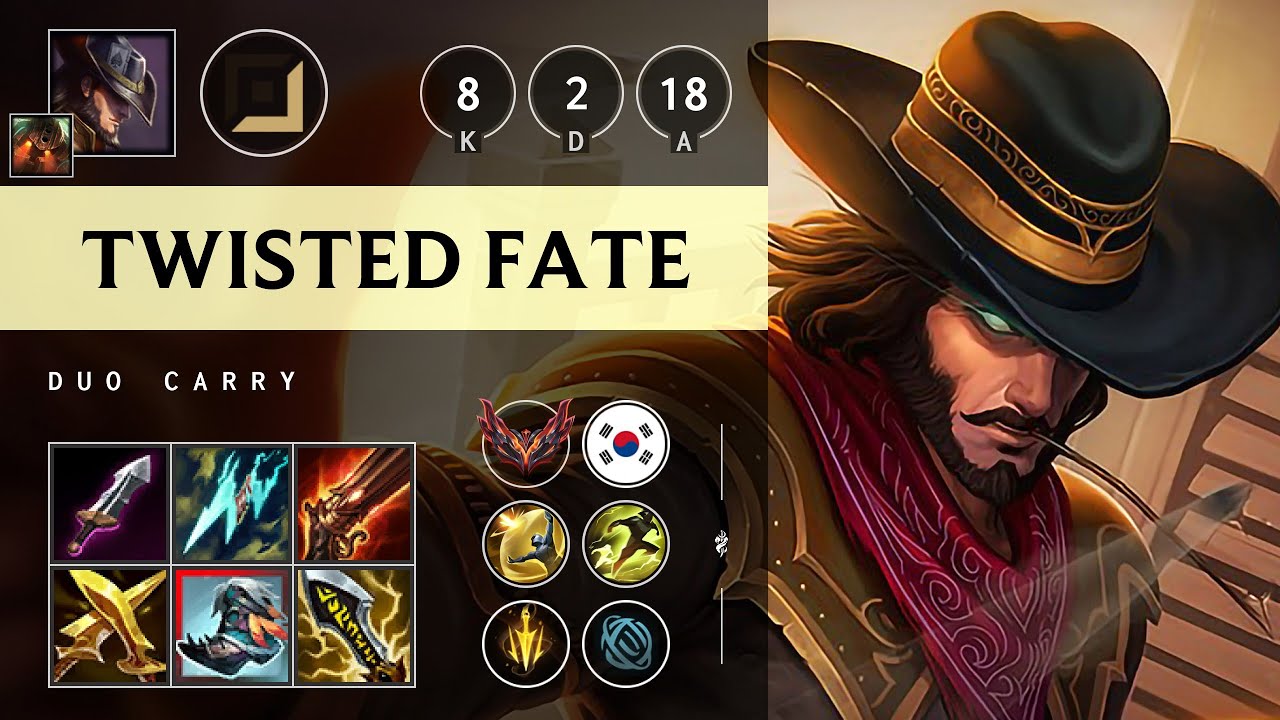 Twisted Fate ADC vs Miss Fortune - KR Grandmaster Patch 25.S1.3