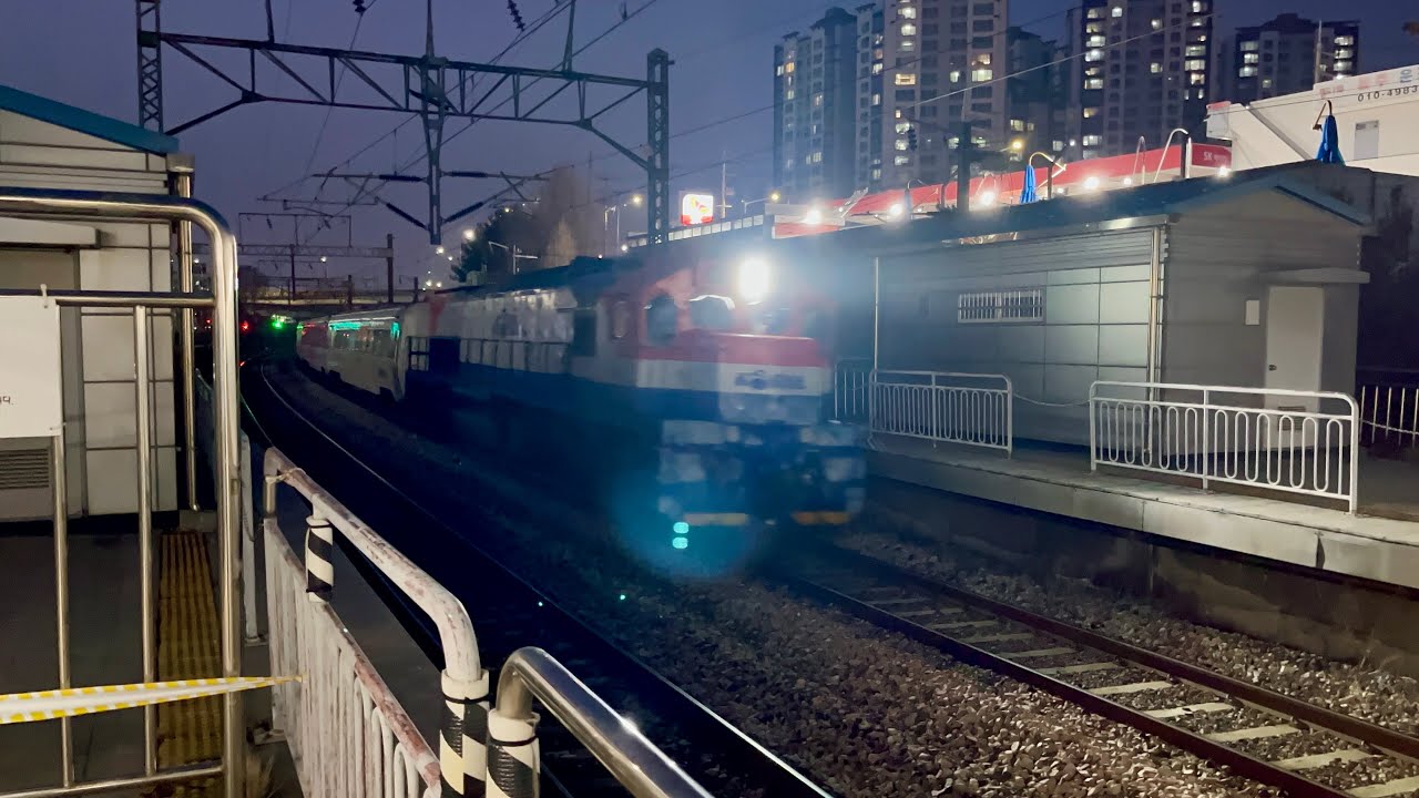 관악역 서울~대전행 무궁화호 1173열차 통과