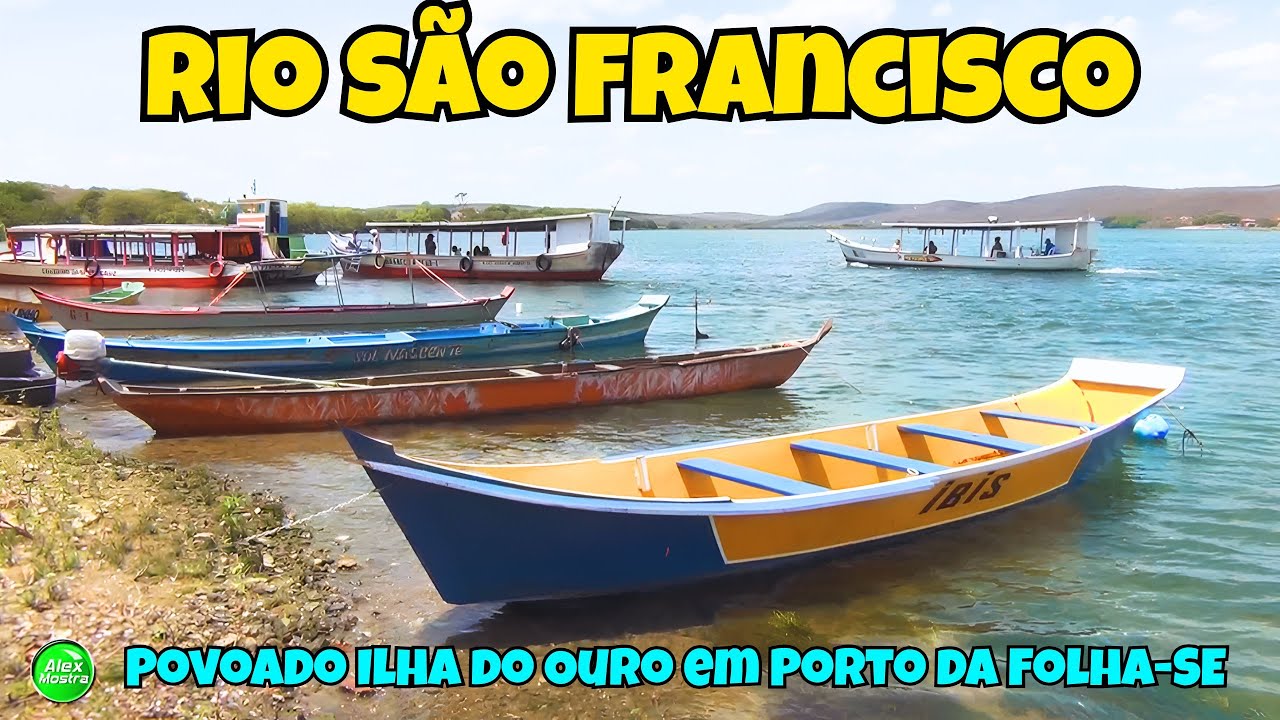 Rio São Francisco na Ilha do Ouro em Porto da Folha-SE