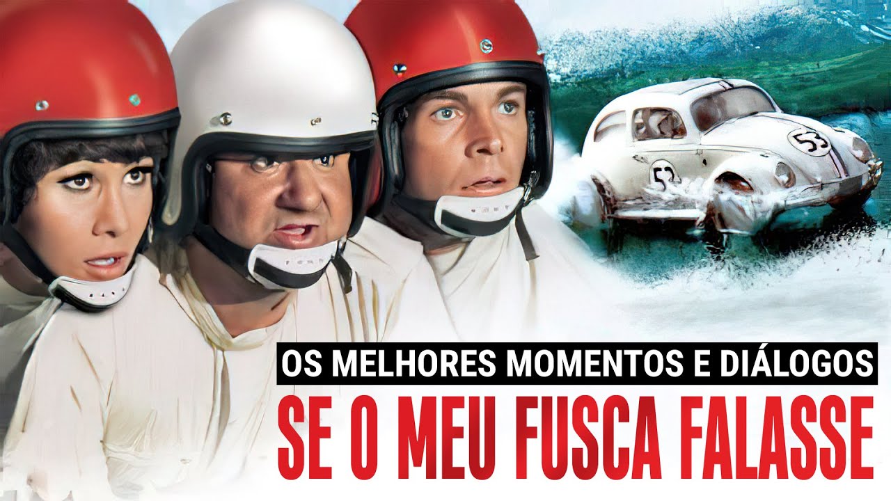 SE MEU FUSCA FALASSE (1968) | Melhores Momentos e Diálogos | Fusca Herbie 53