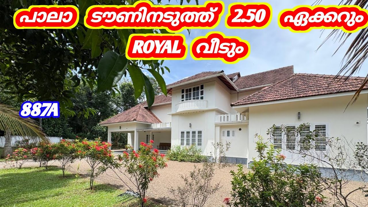 2.50 ഏക്കറും ROYAL വീടും 😍 പാലാ ടൗൺ അടുത്ത് 887A #home #kottayam #pala #ernakulam #houseforsale #new