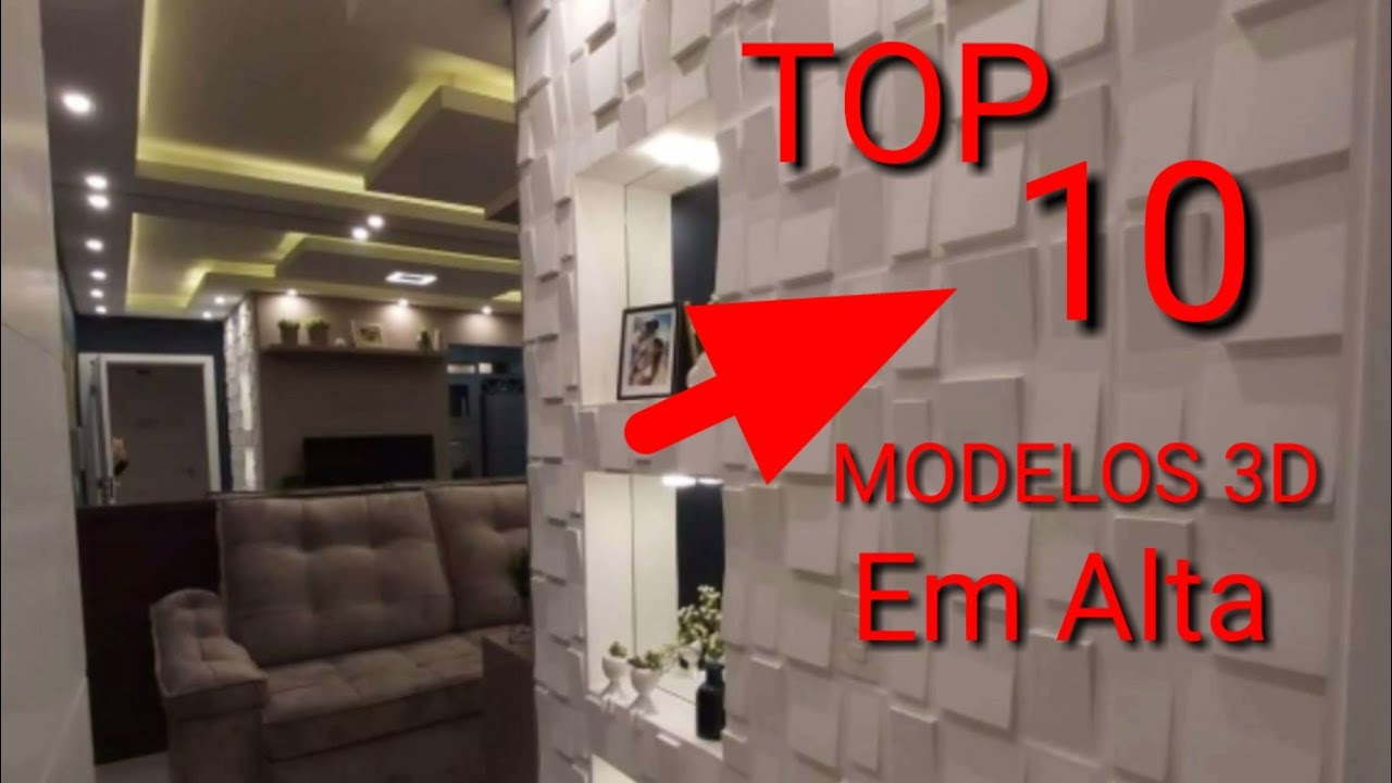 TOP 10 MODELOS GESSO 3D