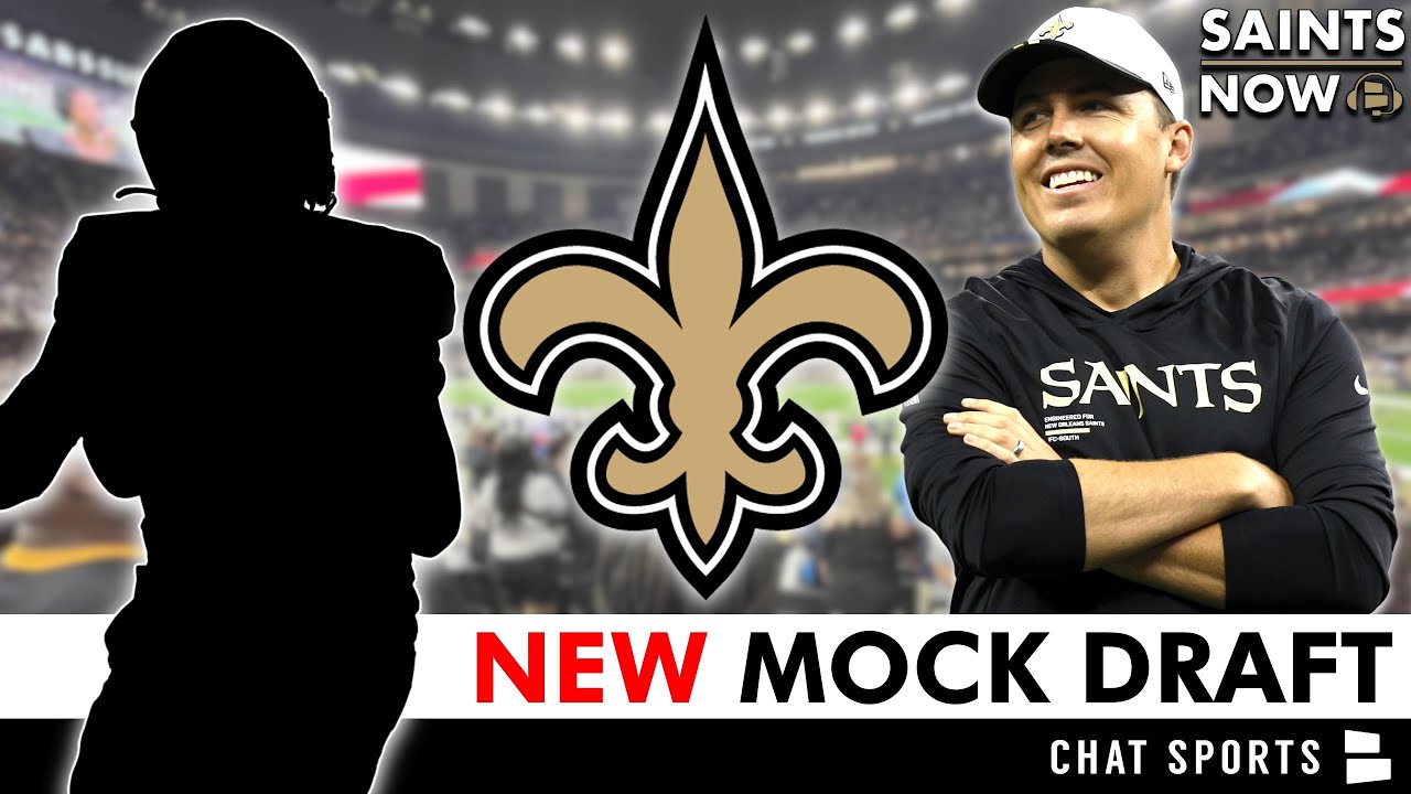 NEW Saints Mock Draft Ft. BIG TRADE In Round 1 + SLEEPER QB Draft Pick