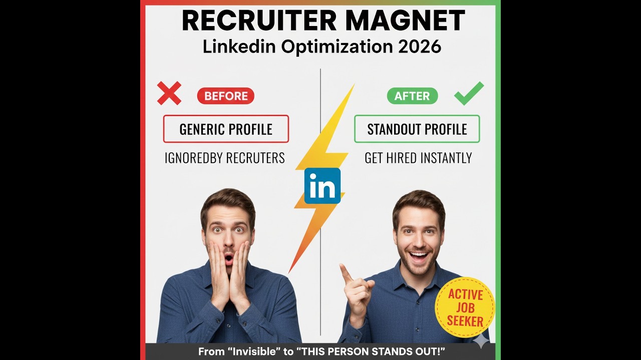 LinkedIn Profile Optimization for Active Job Seekers: Get Noticed by Recruiters in 2026 -