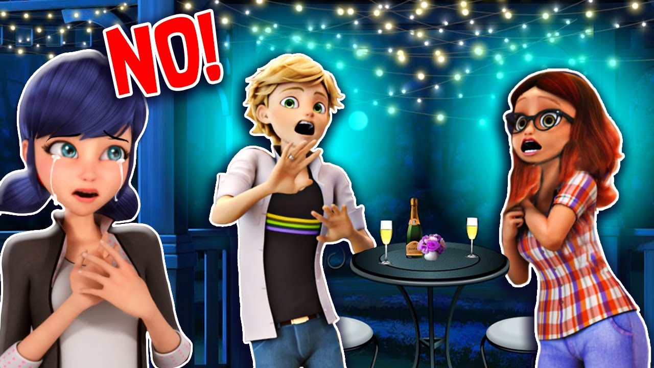 ADRIEN y ALYA TIENEN una CITA ❤️ MARINETTE está SUFRIENDO! 💔 Juguetes Fantásticos