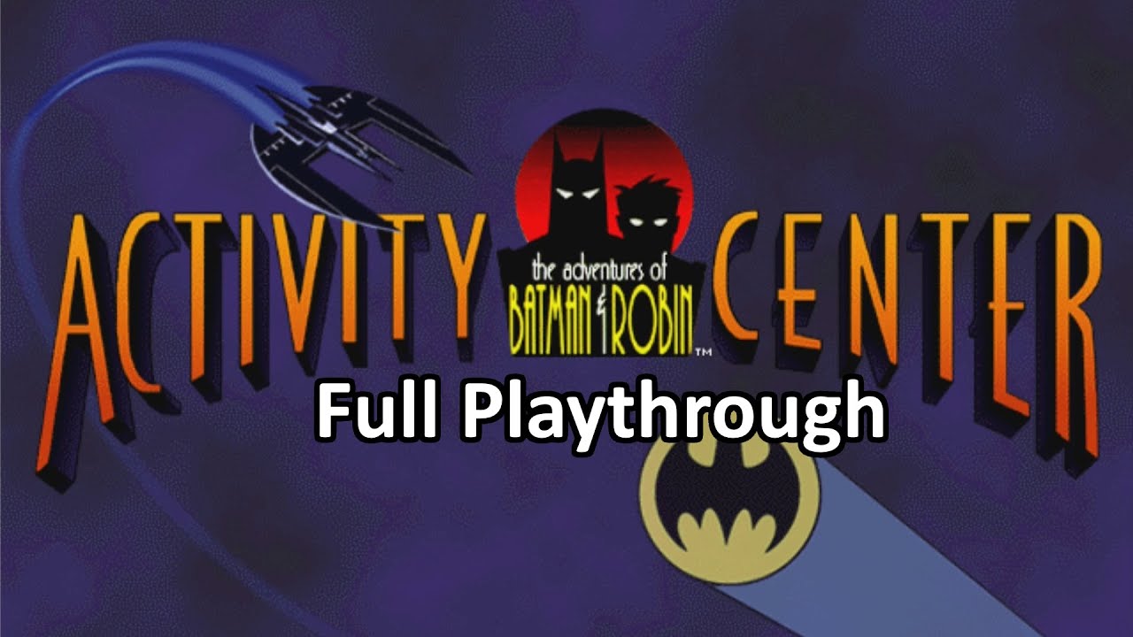 The Adventures of Batman & Robin Activity Center (Full Playthrough, 1080p)