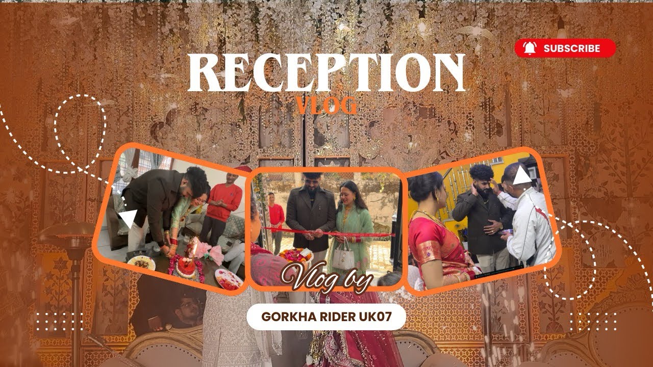 ￼Reception day❤️ || shaadi ke bdh phle din ghr aaye di and bhina❤️