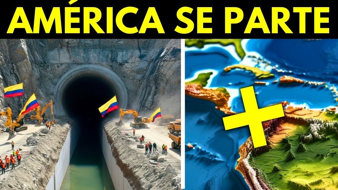 Así avanza el nuevo canal interoceánico de Colombia que dividirá el continente