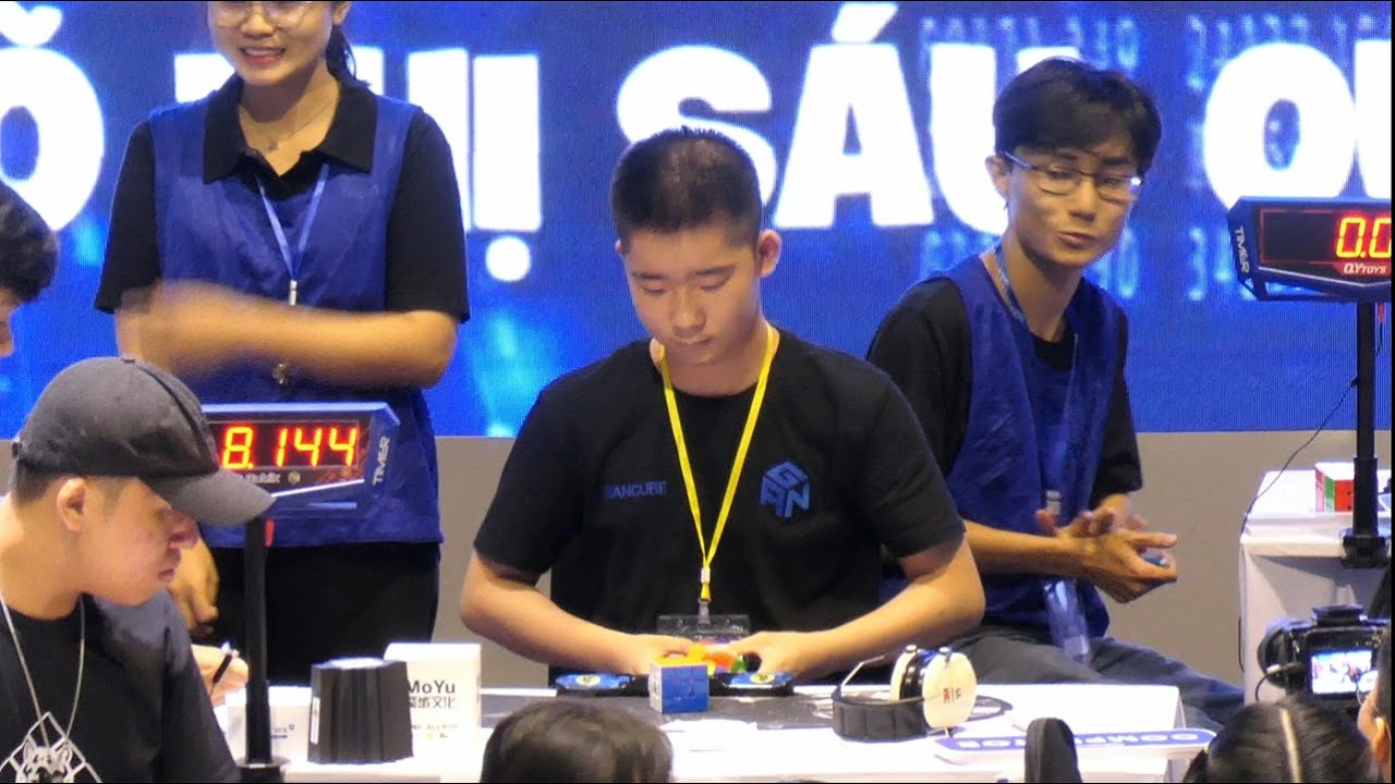 【 China NR】9.62 official 3x3OH average/Vietnam Championship 2023（First Round）