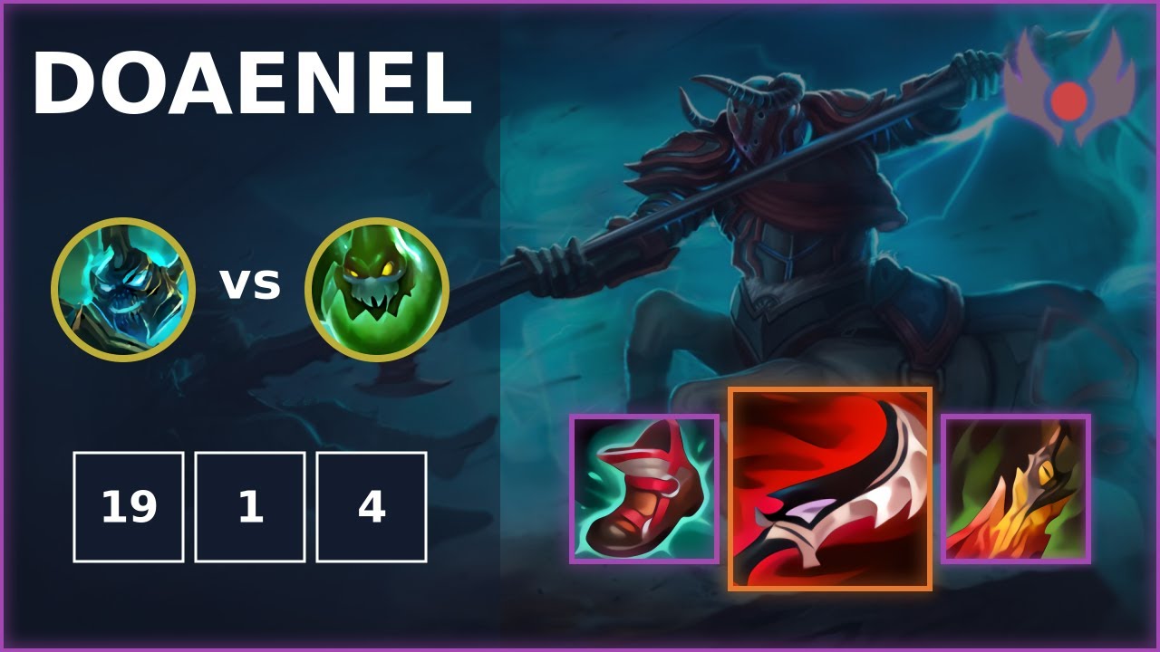 [ Doaenel ] Hecarim JUNGLE vs Zac | NA GRANDMASTER | LOL Season 2022