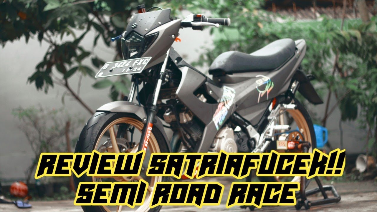 Review satriafu semi road race new consept. | satria fu |