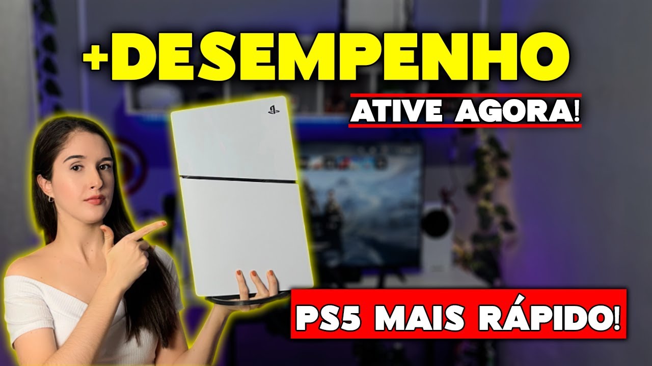 Aumente o DESEMPENHO do PLAYSTATION 5 com essas CONFIGURAÇÕES! (Passo a Passo)