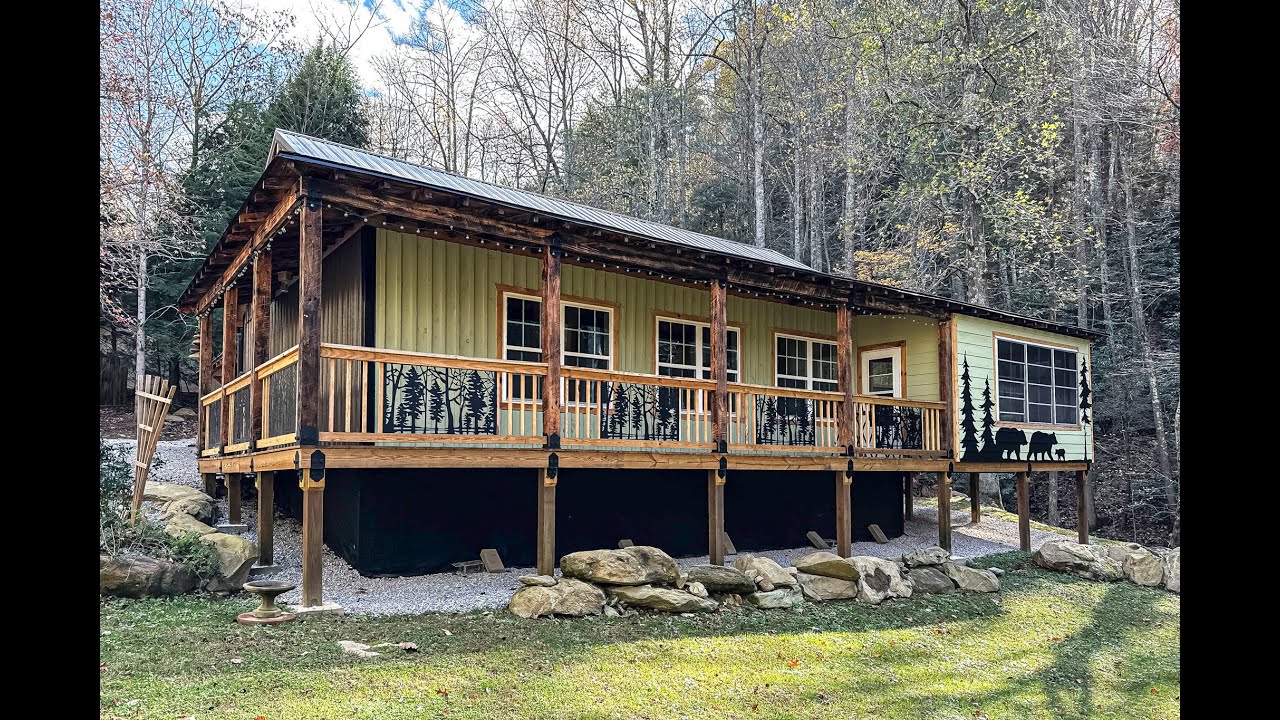 Tellico Plains TN  Mountain home with creek, within feet of the Cherokee National Forest.