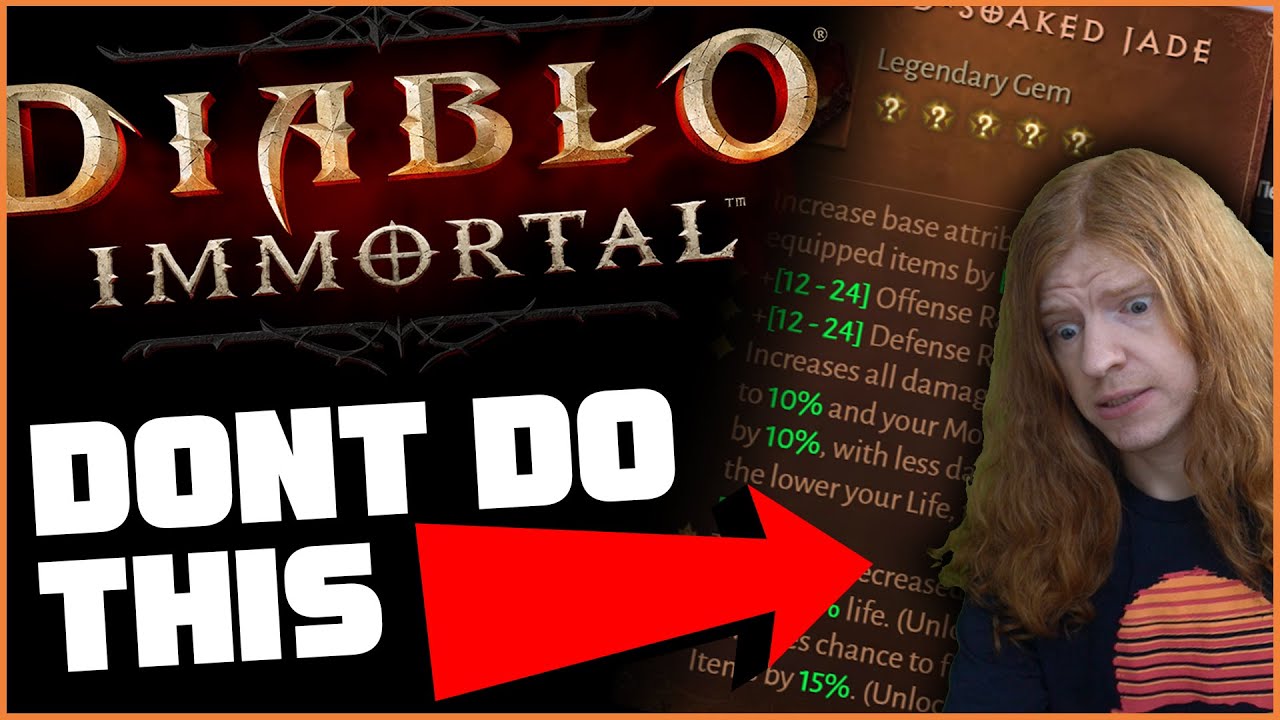 DONT DO THIS! HUGE Mistake That Can SET YOU BACK! Diablo Immortal