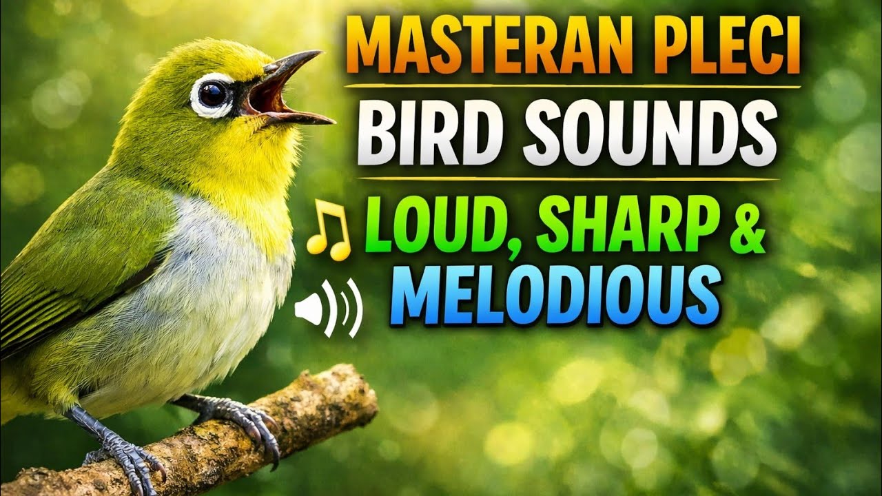 Masteran Pleci Bird Sounds Loud, Sharp and Melodious