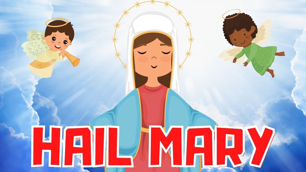Aprende a rezar el ave Maria en inglés y español | Hail Mary in english and spanish| Let's pray!