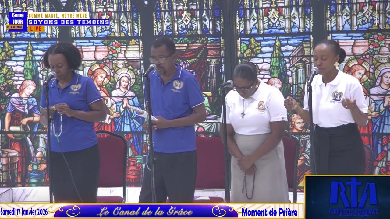 Moment de prière du 6ème jour de la Neuvaine à Notre Dame d'Altagrâce