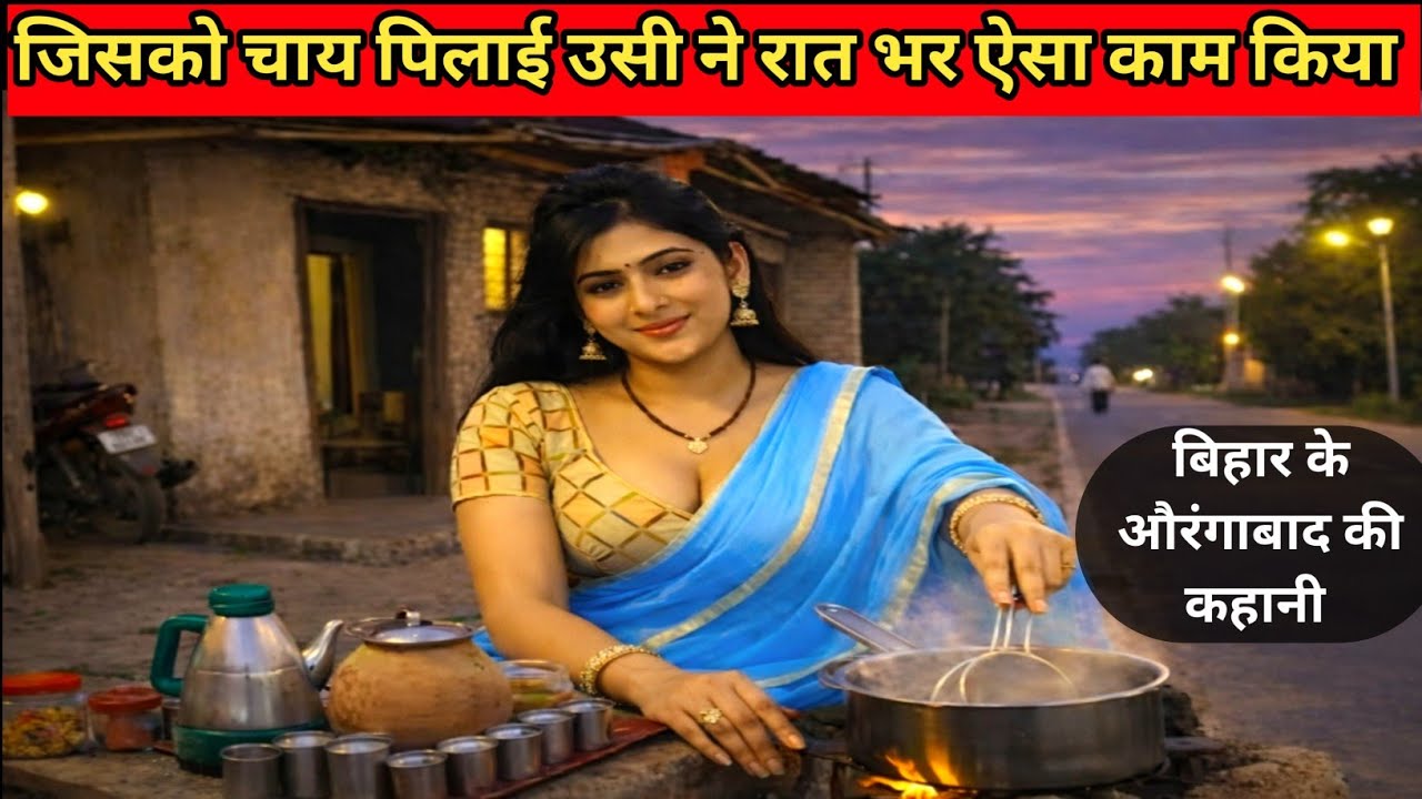 एक अजनबी रात में महिला के पास चाय पीने आया । Heart touching story 
