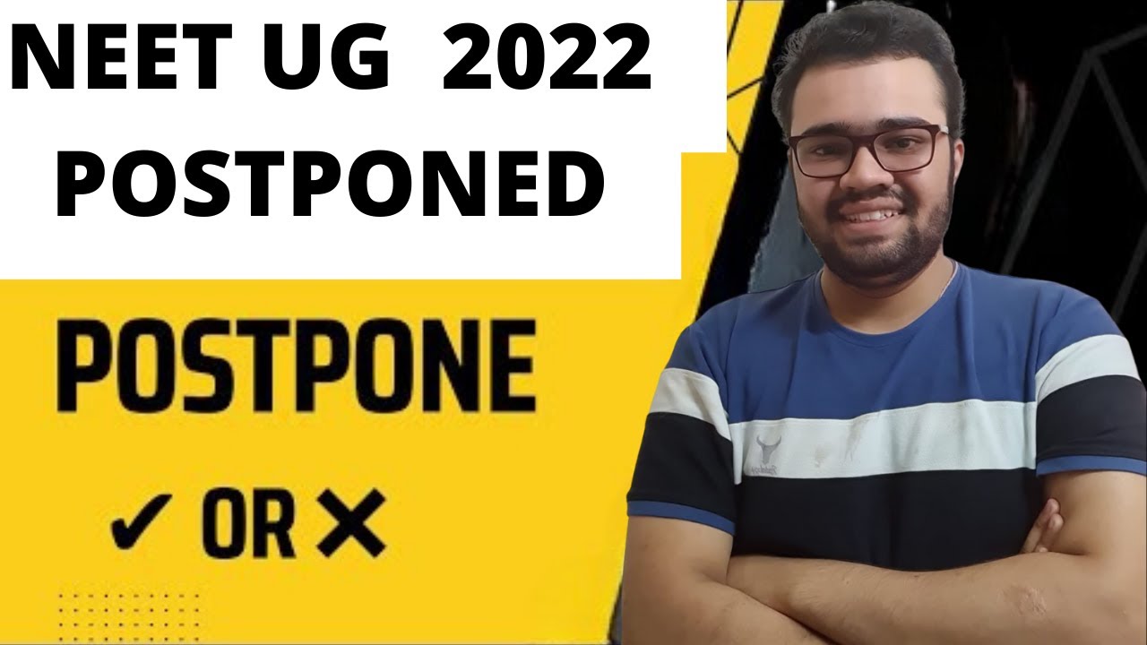 NEET UG 2022 LATEST UPDATE 💯💯 NEET UG POSTPONED #neet2022