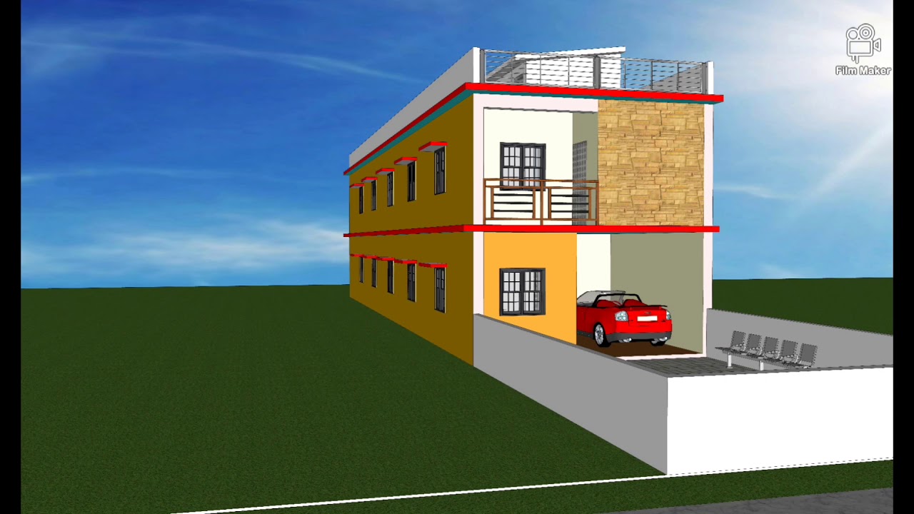 || 21'x80'  4BHK WITH PARKING  HOUSE PLAN AS PER VASTU ||