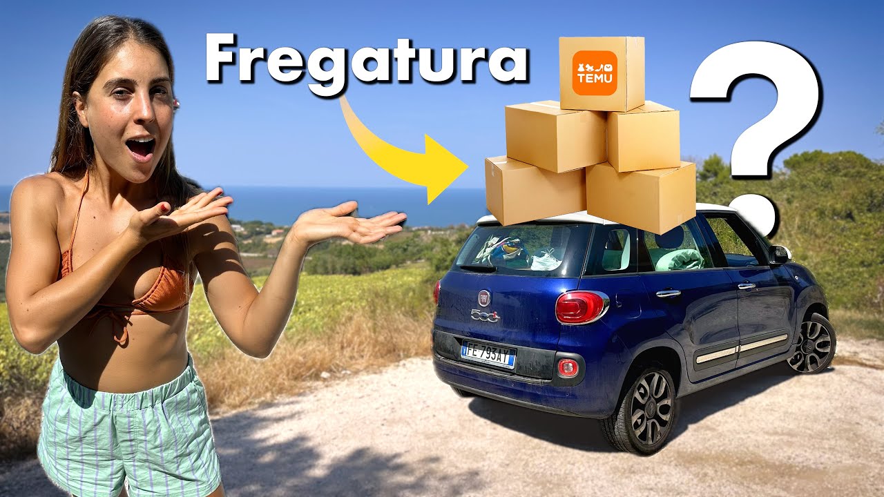 CAMPERIZZIAMO UN' AUTO con i prodotti di TEMU spendendo meno di € 160