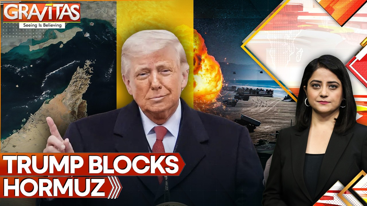 Trump On Warpath, Blocks Hormuz | Iran Threatens Gulf Ports | GRAVITAS | WION