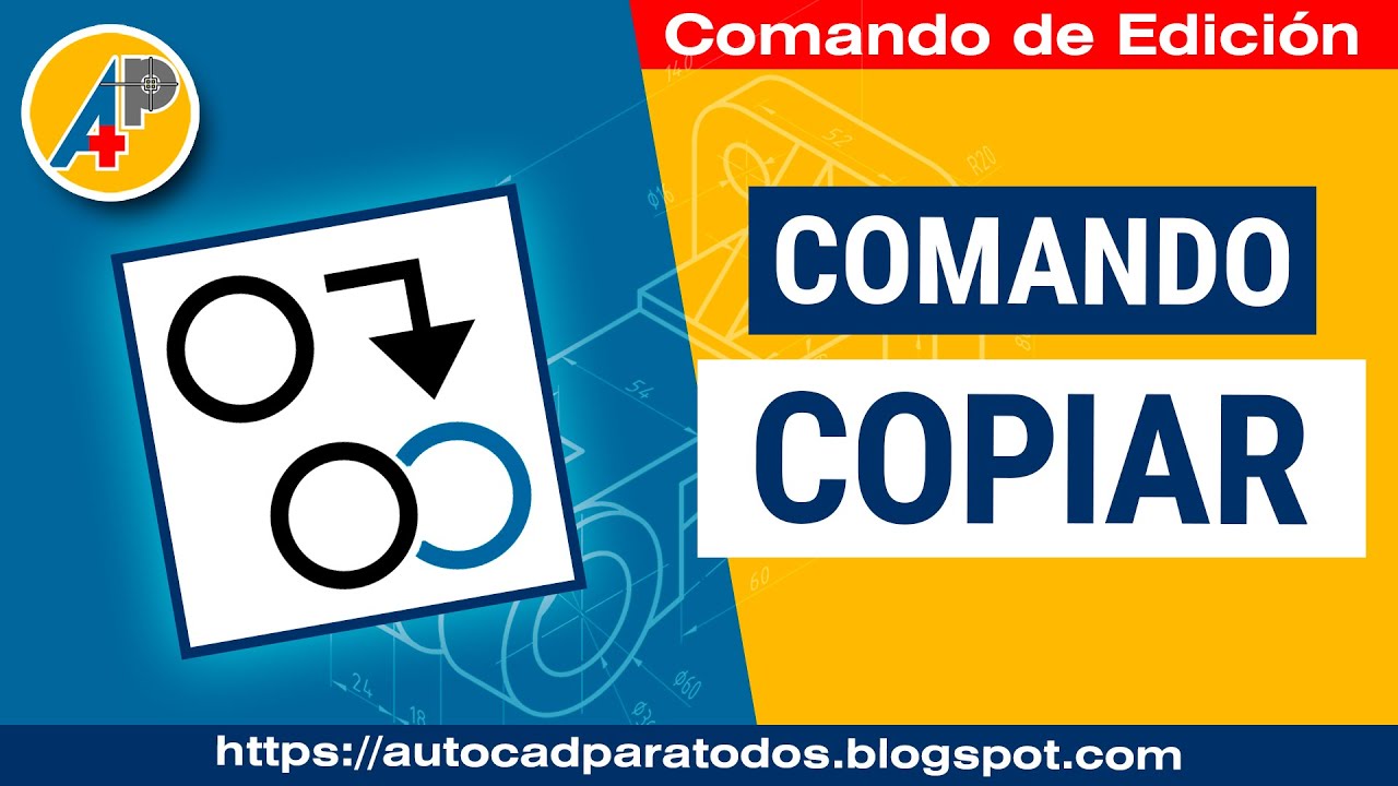 Como copiar objetos en AutoCAD - Comando COPIA / COPY
