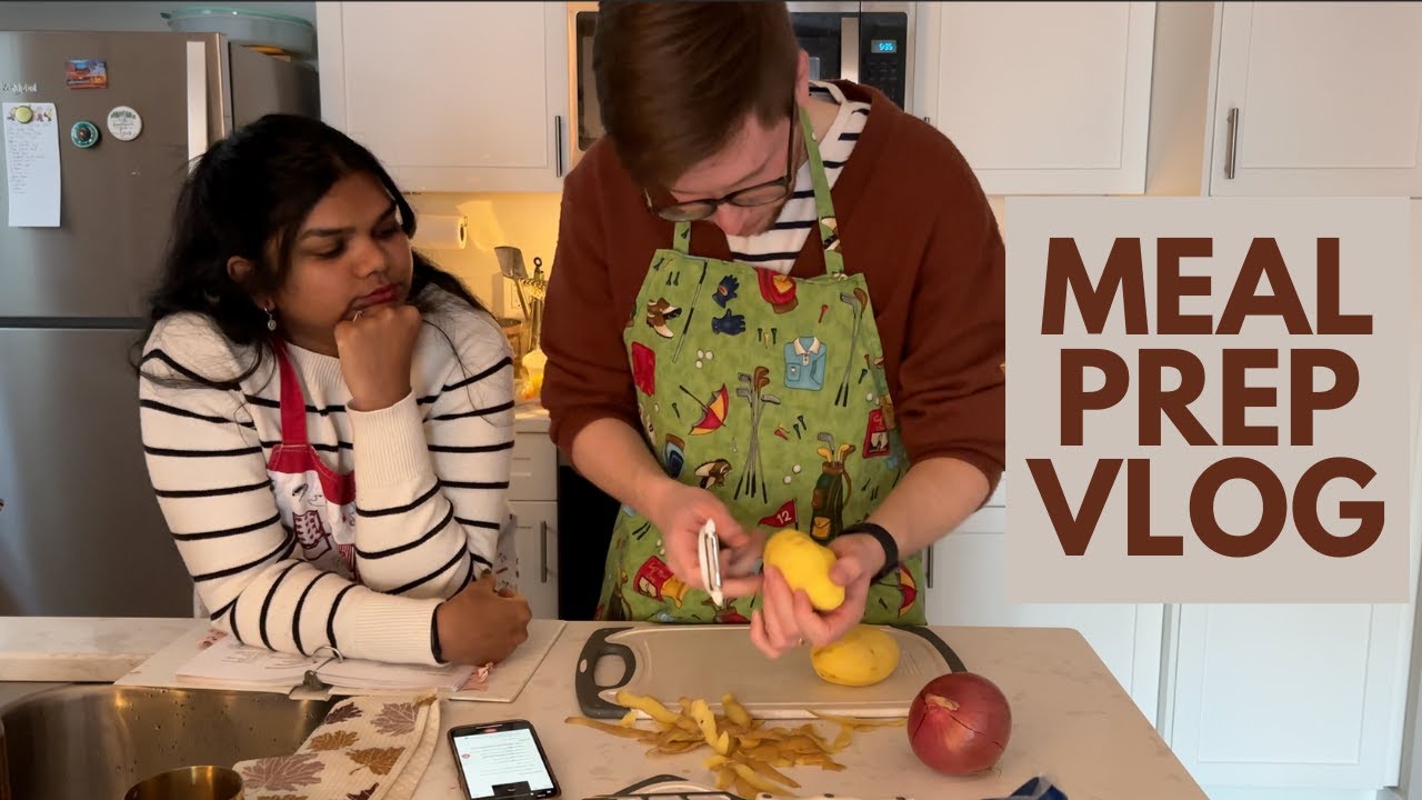 MEAL PREP FOR THE WEEK | HUSBAND AND WIFE COOKING | WEEKEND VLOG | EASY AND HEALTHY RECIPES | CANADA
